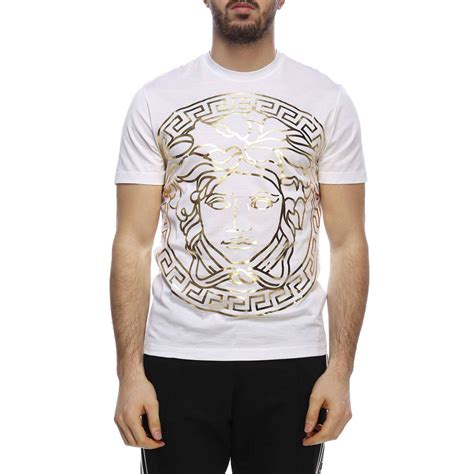 camisas versace hombre blanca